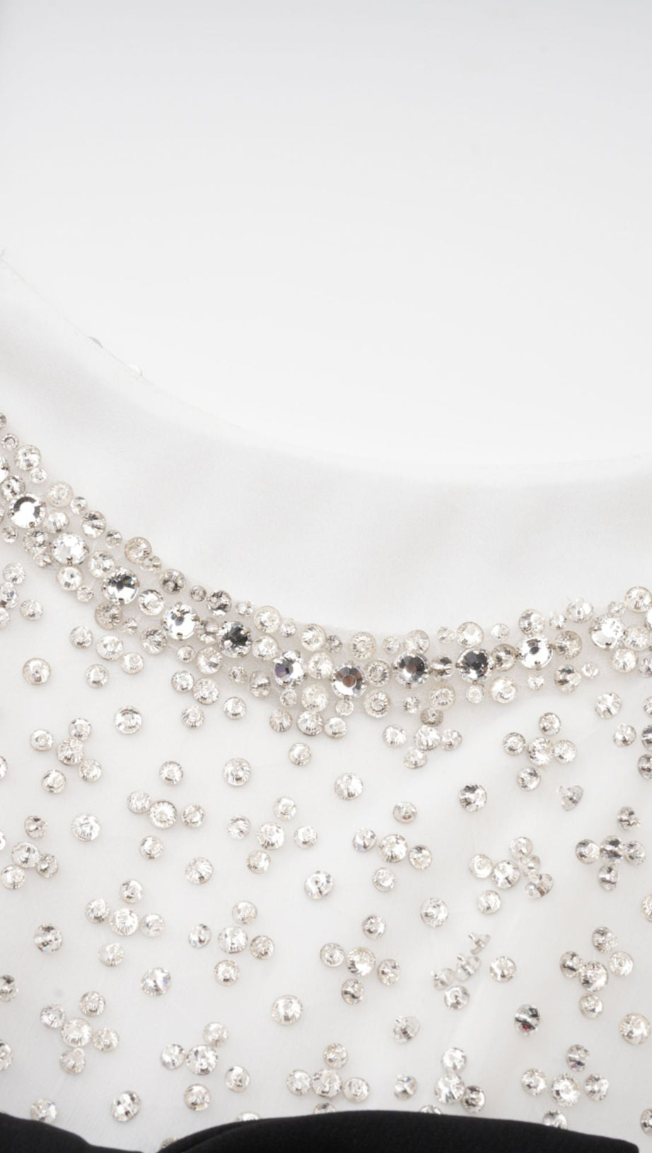 ABITO CORTO CON FIOCCO E CRISTALLI PARISA 