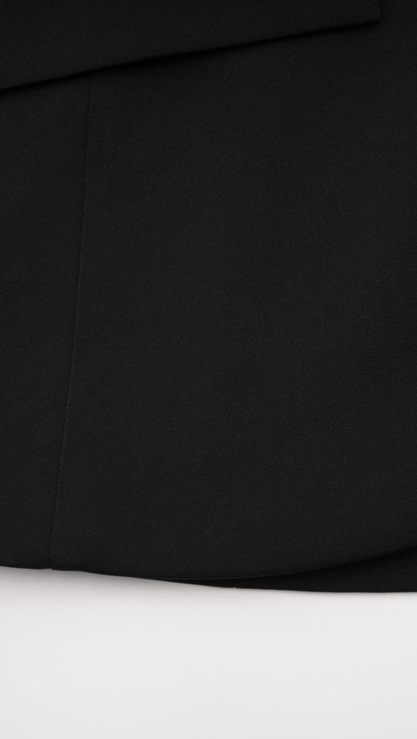 DELPHINE BLACK EMBELLISHED JACKET & TROUSERS MATCHING SET