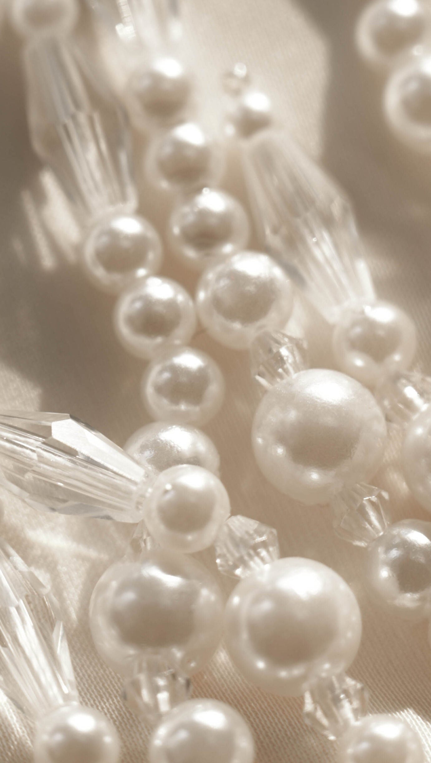 IVORY OFF-SHOULDER MIDI DRESS WITH PEARL FRINGE