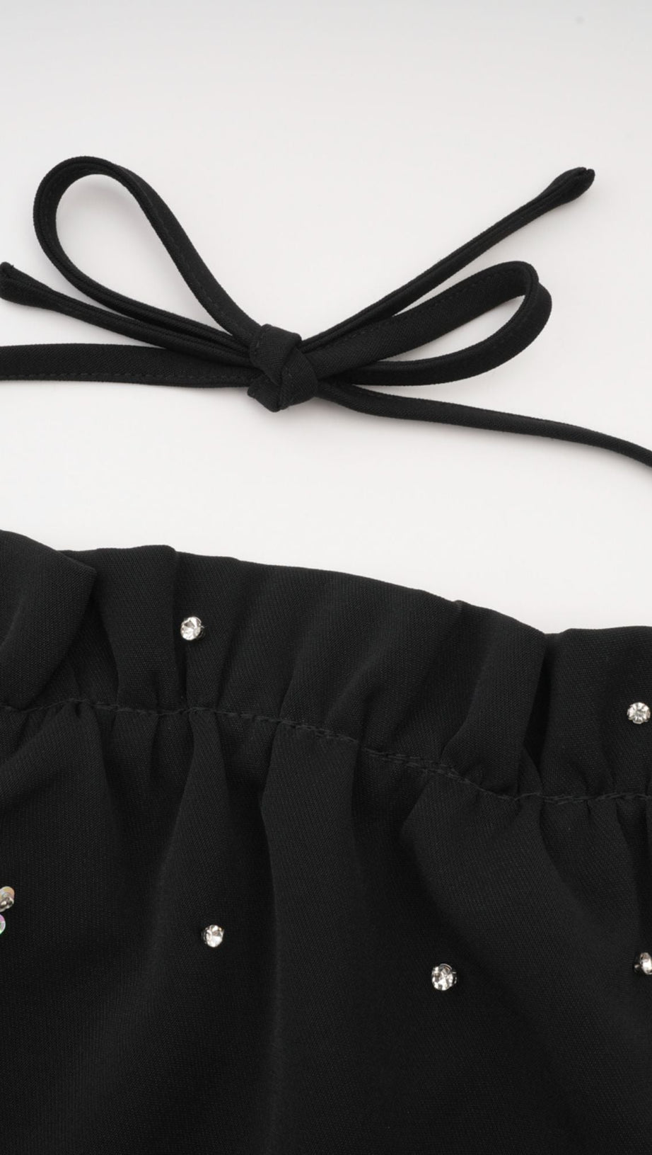 ARIANE CRYSTAL-EMBELLISHED SCOOP-BACK MINI DRESS