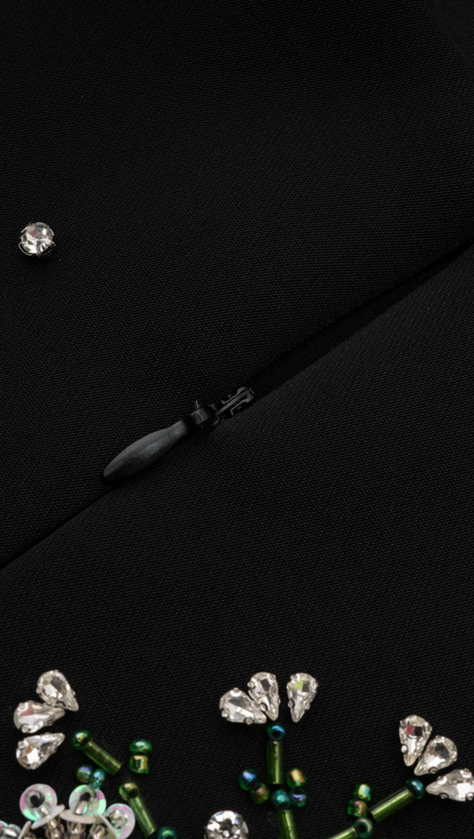 ARIANE CRYSTAL-EMBELLISHED SCOOP-BACK MINI DRESS