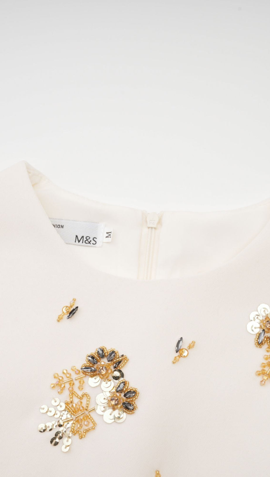 Cyrielle Minikleid mit Kristallverzierung 