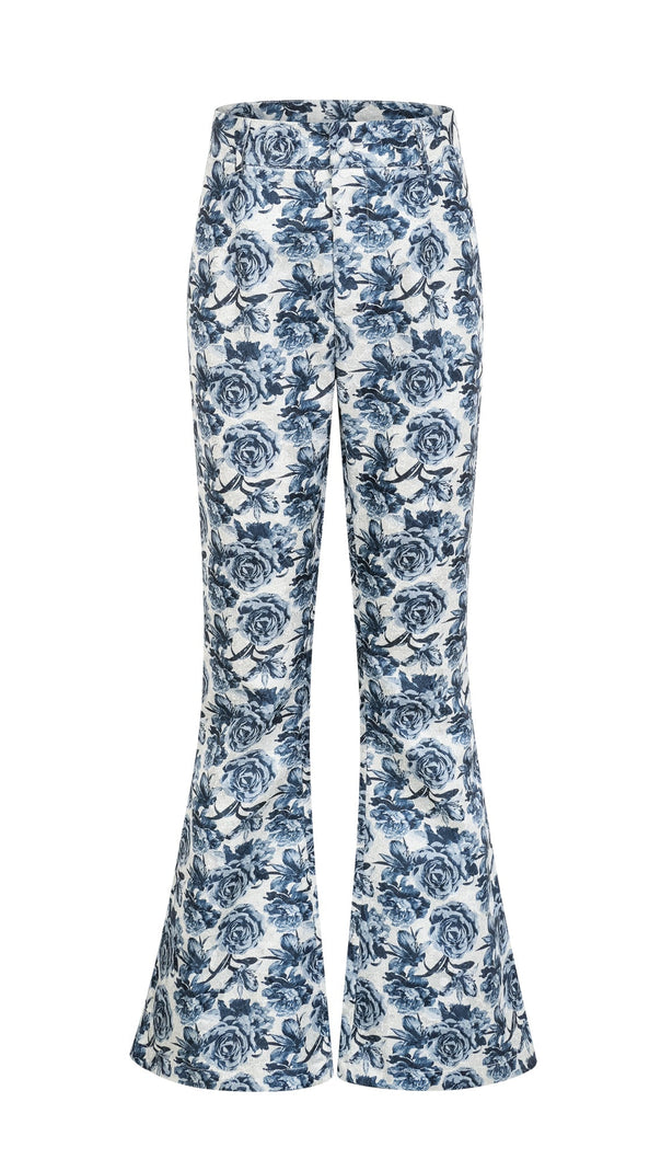 AIIZIE MORGANE FLORAL-PRINT JACKET & TROUSERS MATCHING SET - product image