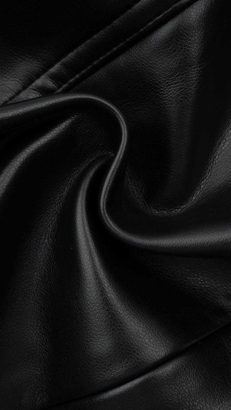 DAPHNÉ EYELET-EMBELLISHED LEATHER JACKET & SKIRT MATCHING SET