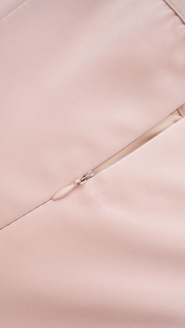 Axelle – Plissiertes Minikleid mit Kristallverzierung 