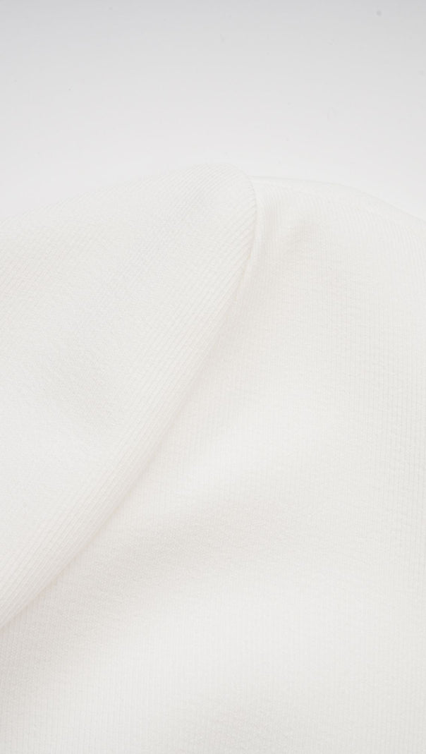 AIIZIE ELODIE BUBBLE-SKIRT MINI DRESS IN WHITE - product image