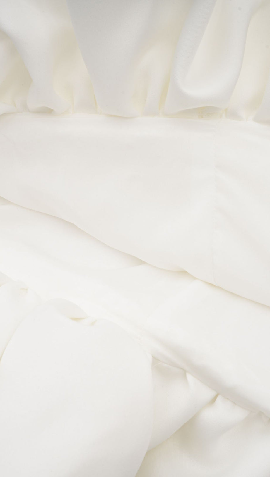 ELODIE BUBBLE-SKIRT MINI DRESS IN WHITE