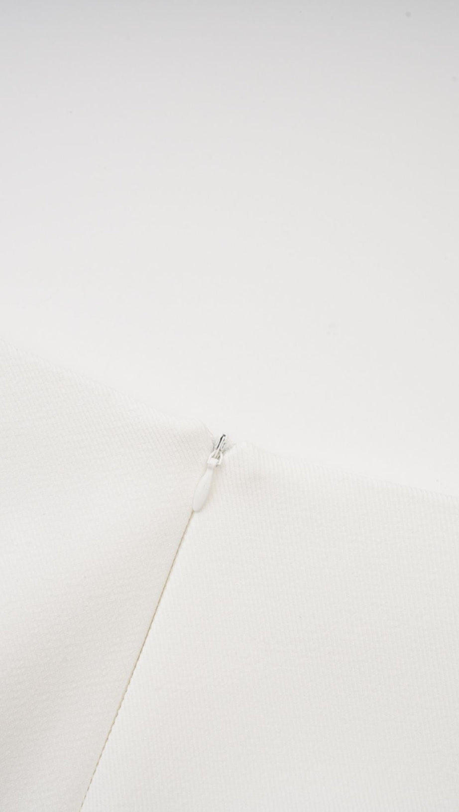 ELODIE BUBBLE-SKIRT MINI DRESS IN WHITE