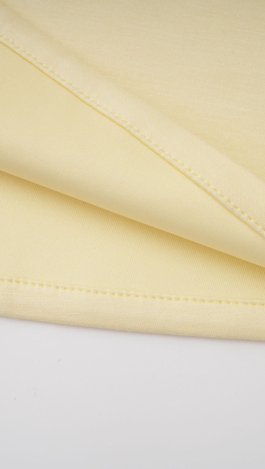 murray Yellow Pearl Trim Shawl Detail Maxi Dress