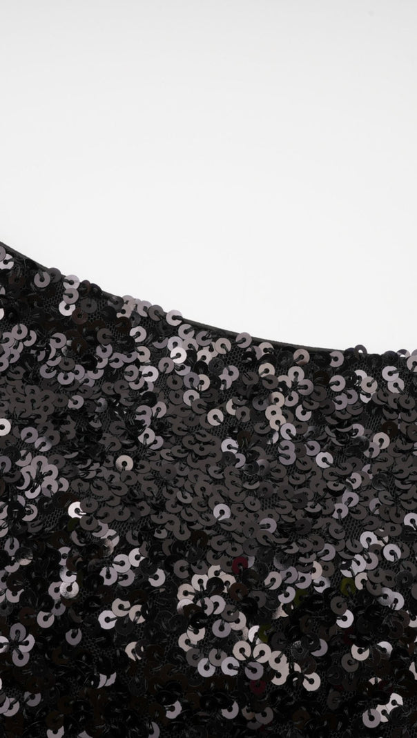 AIIZIE NERISSA TIE-FRONT SEQUINNED JACKET - product image