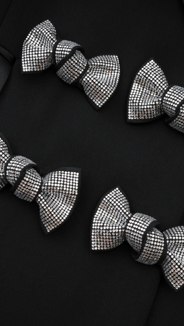 AIIZIE THALA CRYSTAL-EMBELLISHED BOW BLAZER - product image