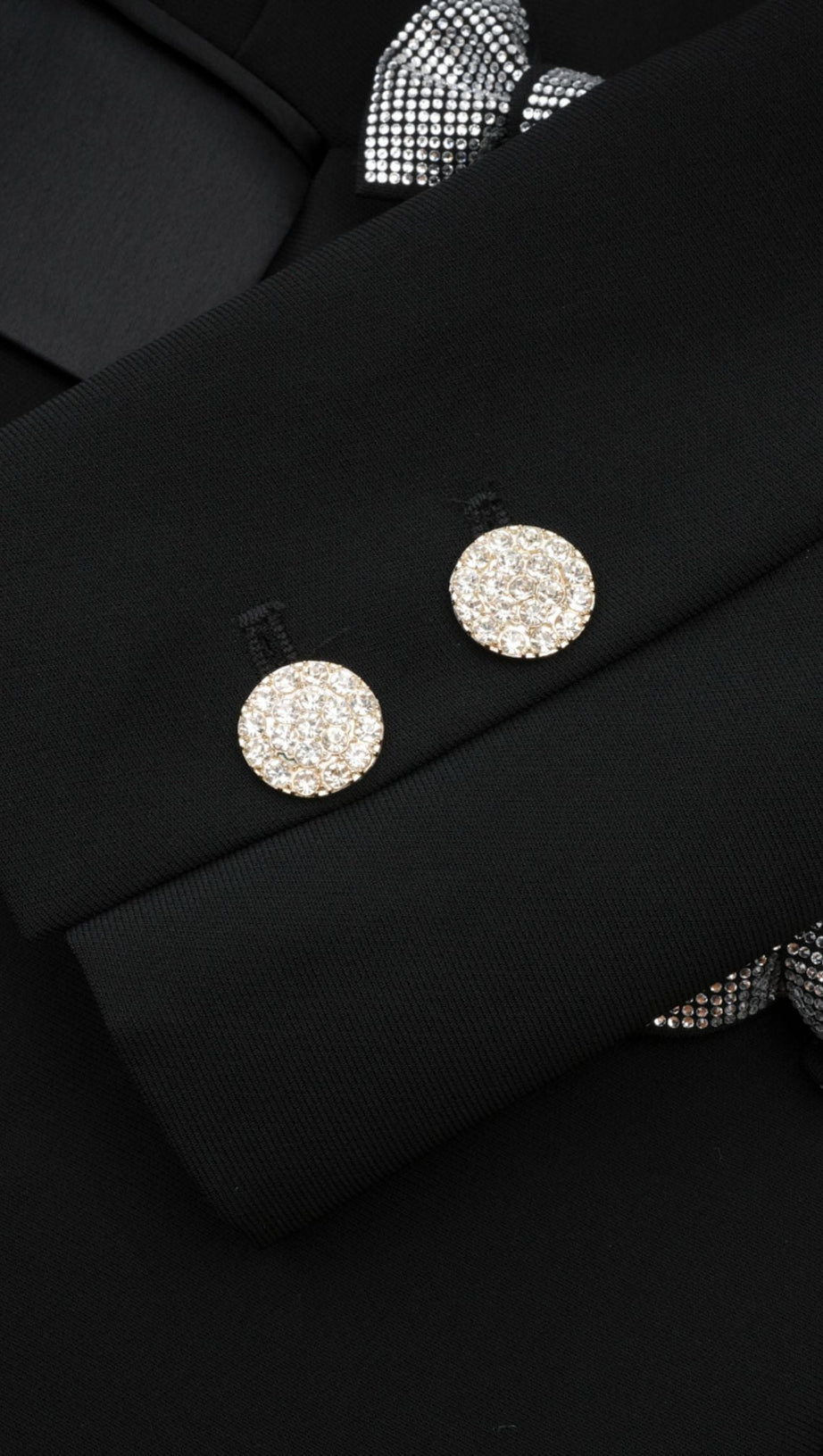 THALA CRYSTAL-EMBELLISHED BOW BLAZER