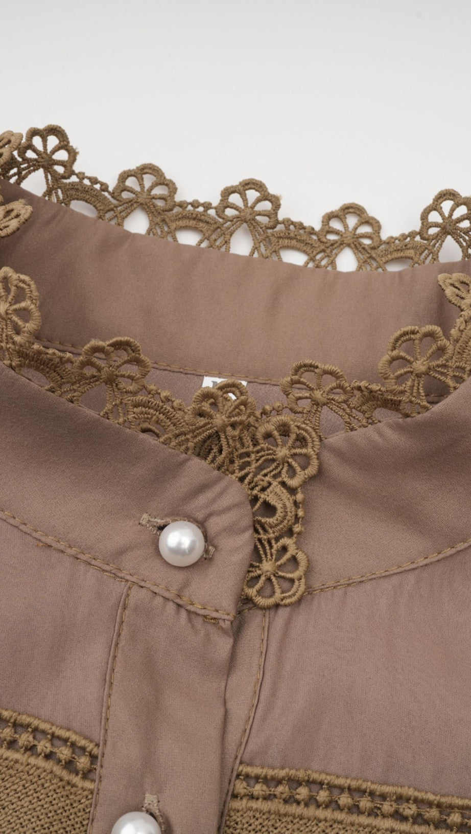 INÈS LACE CUT-OUT LAYERED MINI DRESS