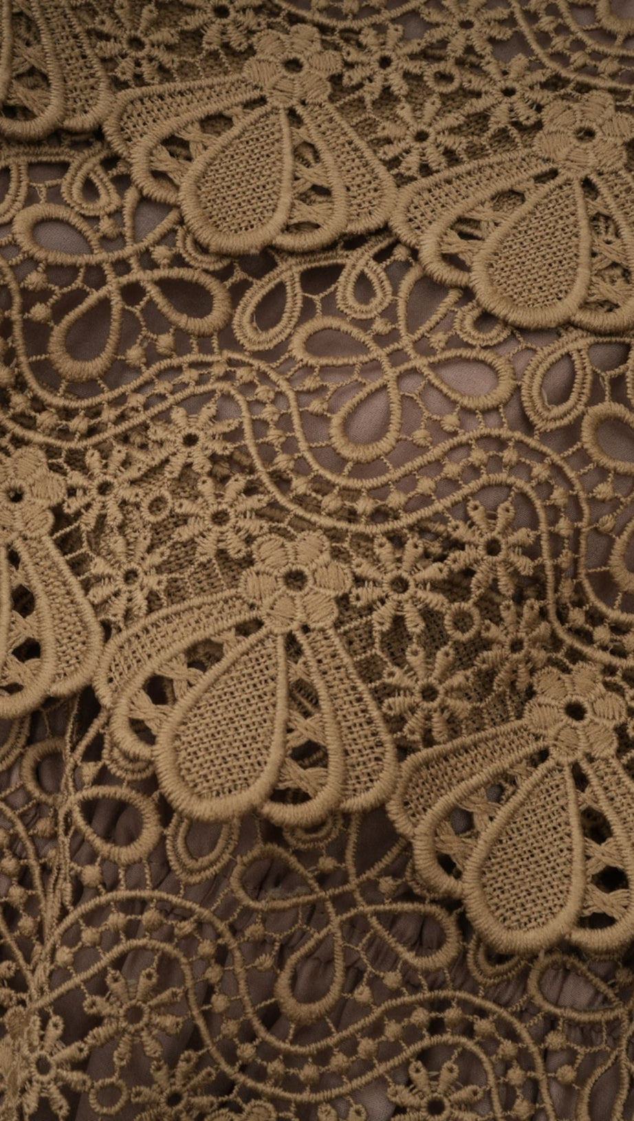 INÈS LACE CUT-OUT LAYERED MINI DRESS