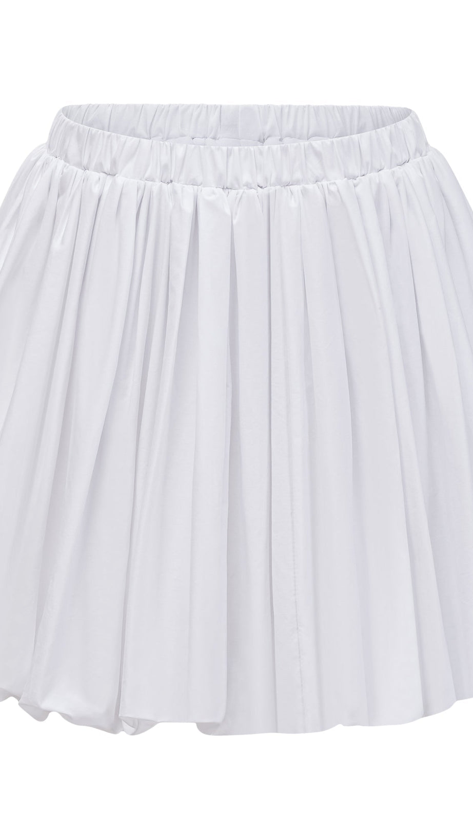 tiffany White off-shoulder Ruched Blouse & Skirt Set