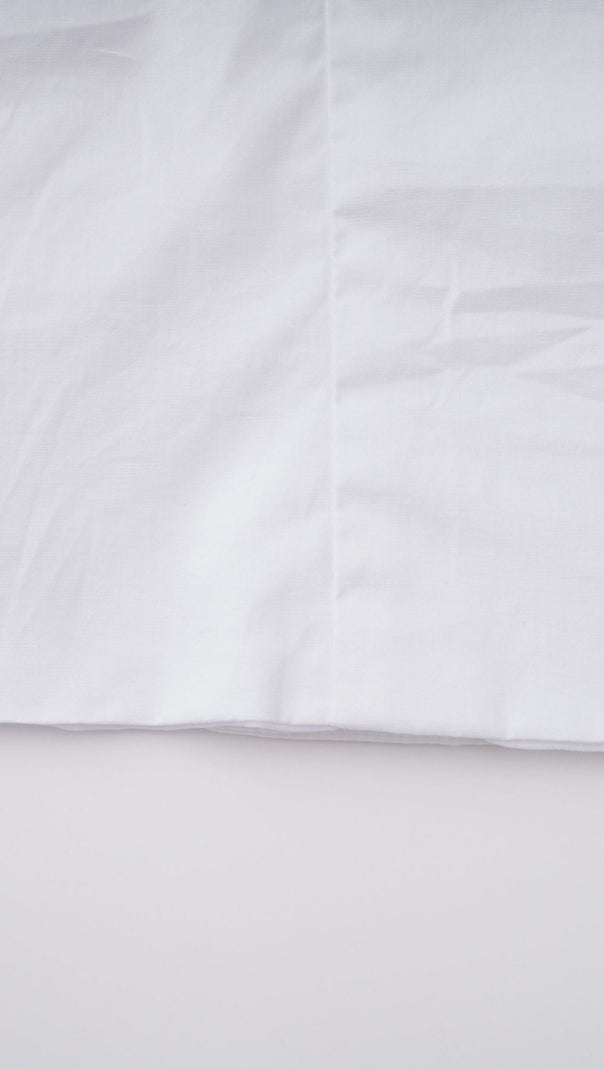 tiffany White off-shoulder Ruched Blouse & Skirt Set
