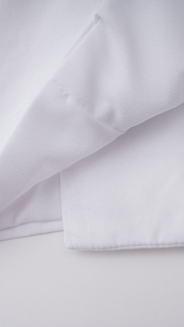 tiffany White off-shoulder Ruched Blouse & Skirt Set