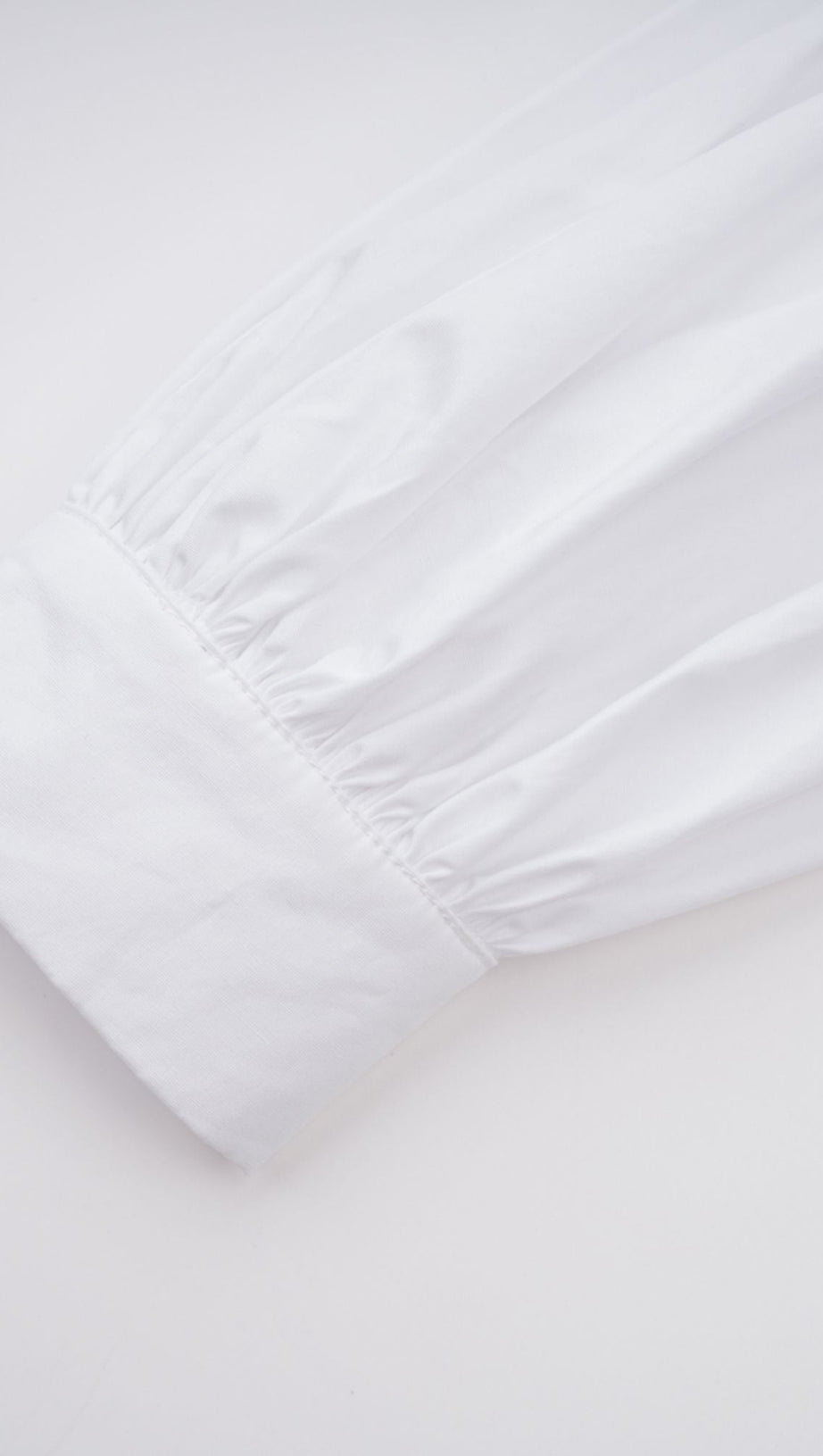 tiffany White off-shoulder Ruched Blouse & Skirt Set