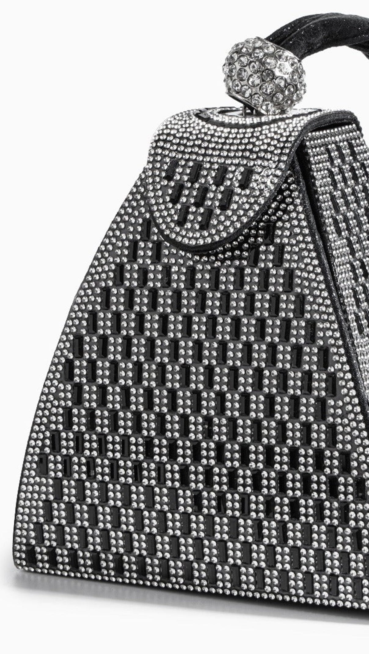 AIIZIE RHINESTONE-EMBELLISHED PYRAMID HANDBAG - product image