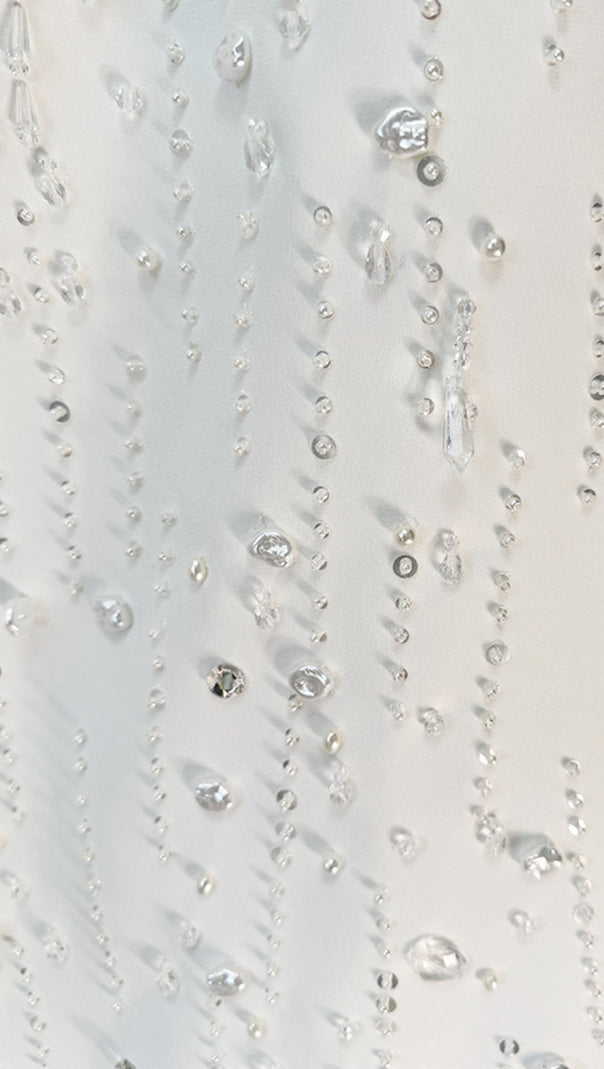 AIIZIE DALLAN BEADED EMBELLISHED MINI DRESS - product image