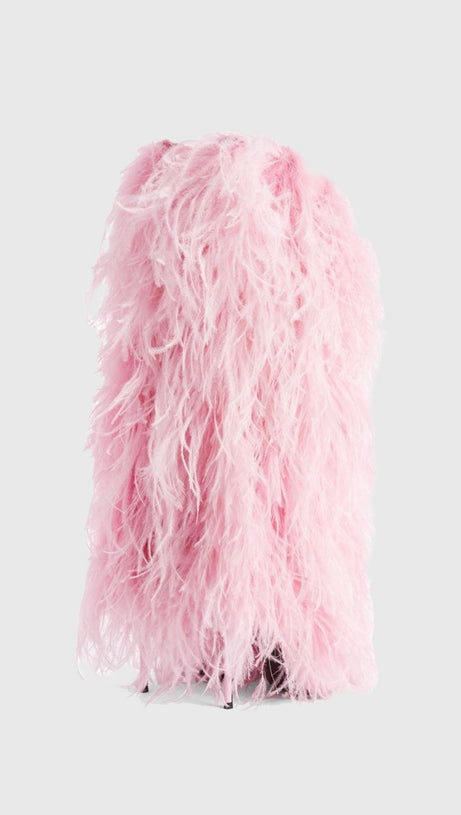 Kniehohe Stiefel Danica Feather - Rosa