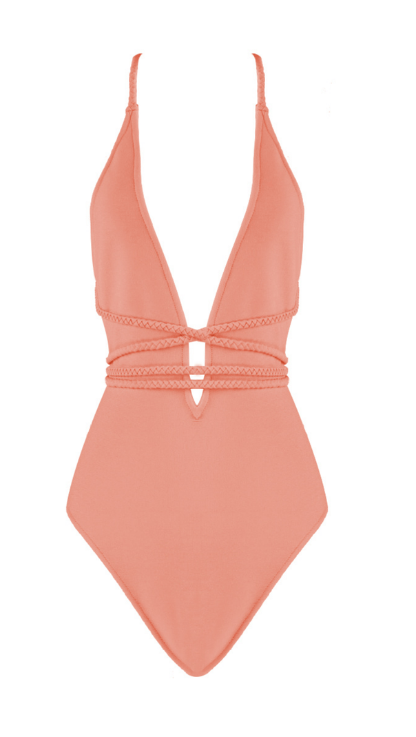 Slip-Top mit tiefem V-Ausschnitt