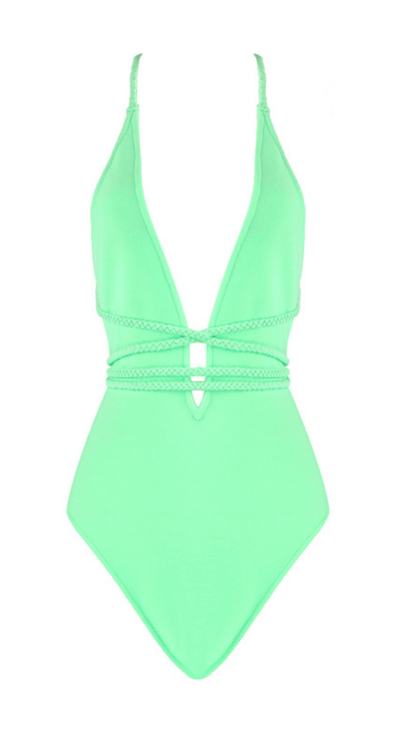 Slip-Top mit tiefem V-Ausschnitt