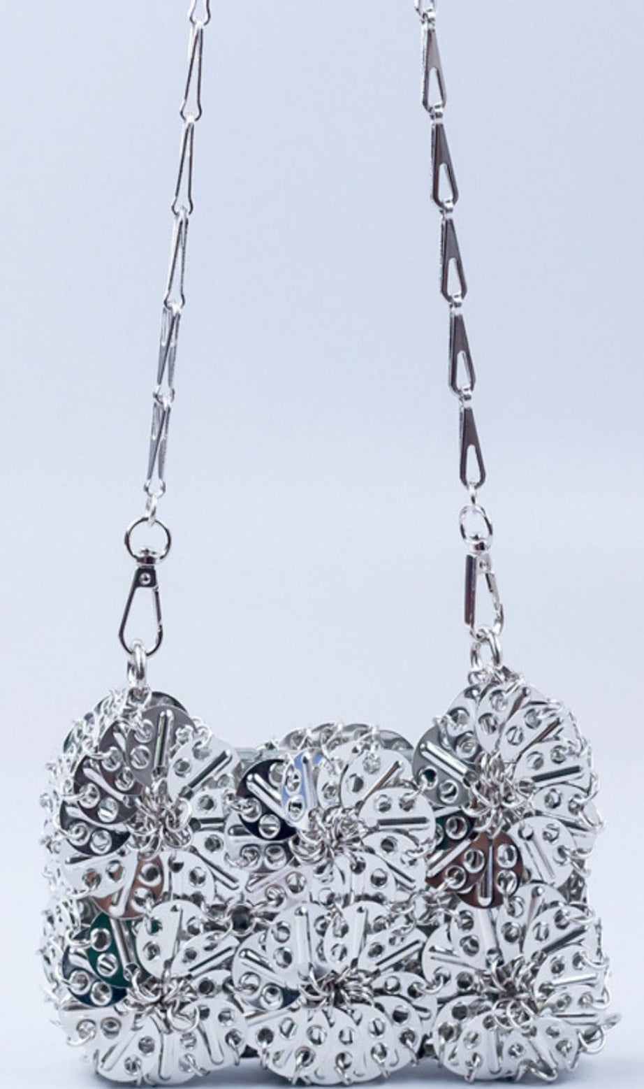FLORAL CHAINMAIL BAG