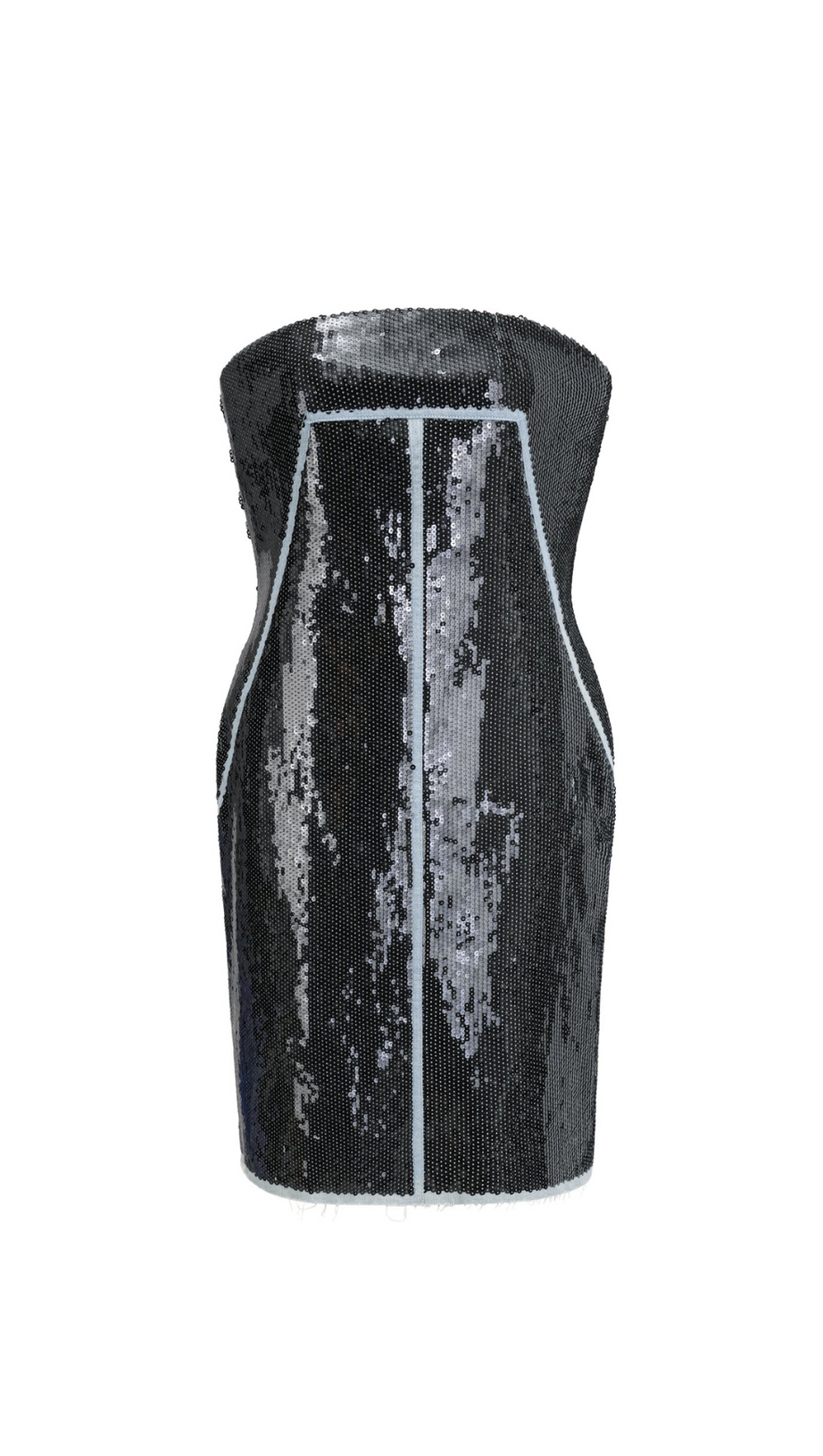 Mit Pailletten verziertes Bandeau-Minikleid von Gisèle 