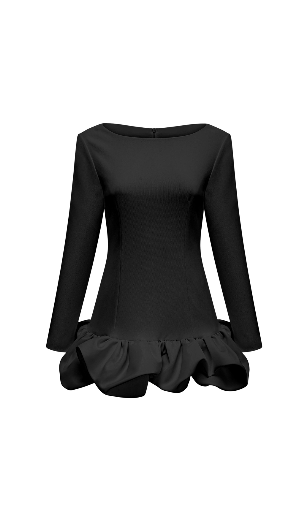 Elodie – Minikleid mit Ballonrock in Schwarz 