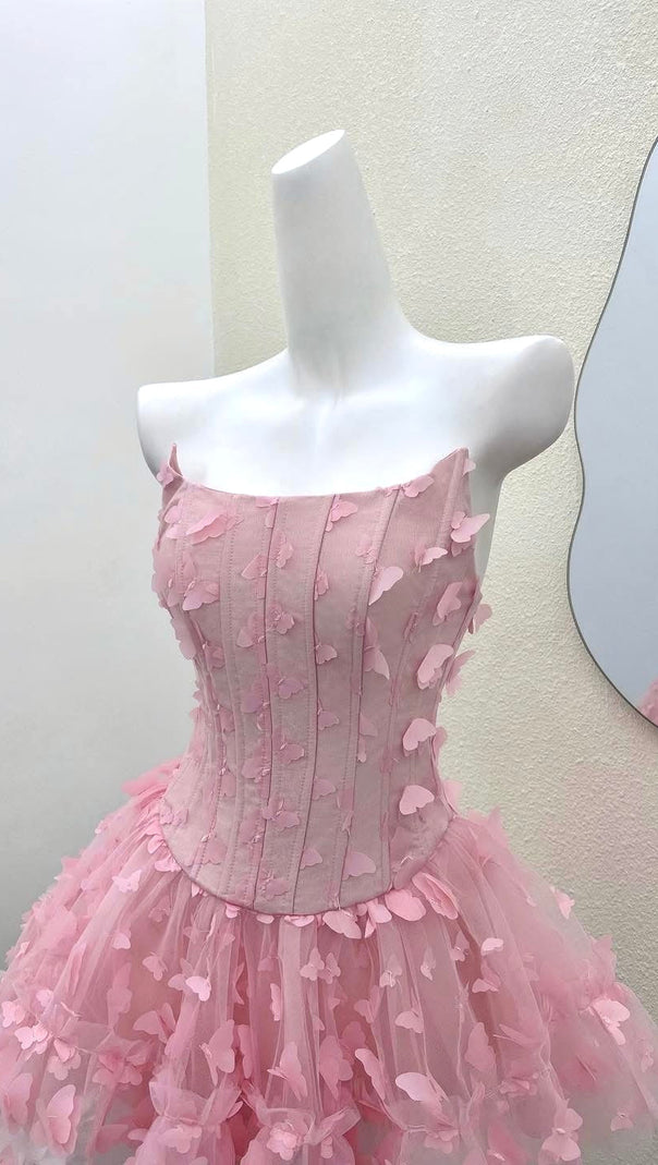AIIZIE ADARA BUTTERFLY CORSET MINI DRESS - product image