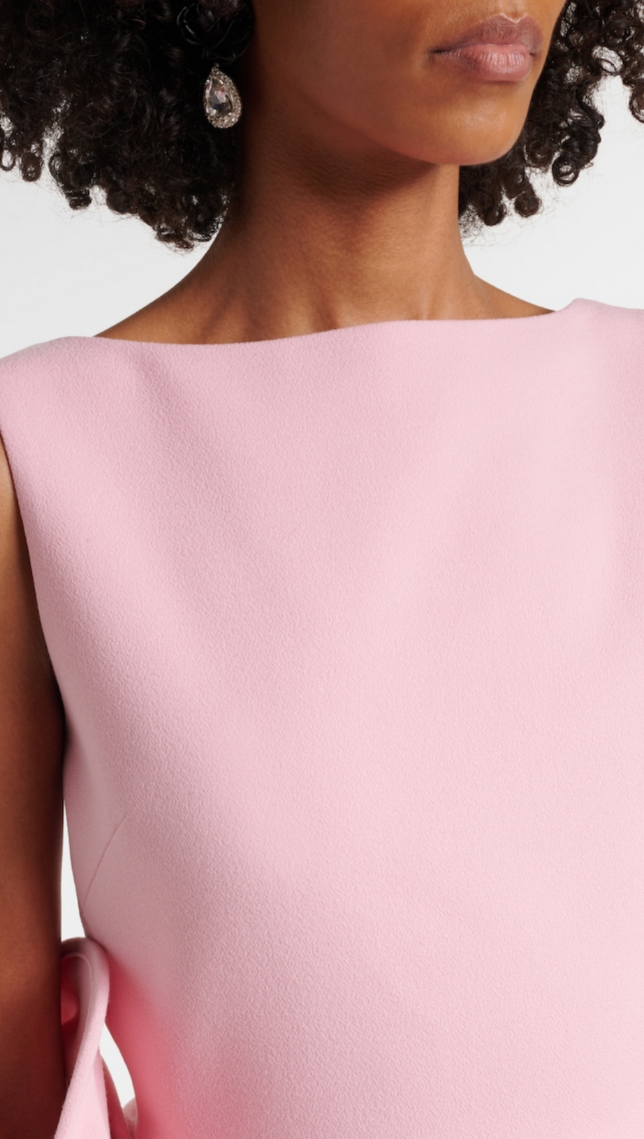 EADWIELLA FLORAL APPLIQUÉ BACKLESS MINI DRESS