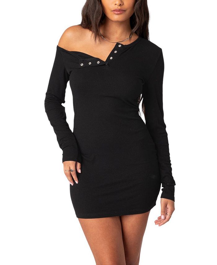 AIIZIE SOLESTE RIBBED MINI DRESS - product image
