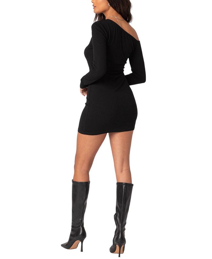 AIIZIE SOLESTE RIBBED MINI DRESS - product image