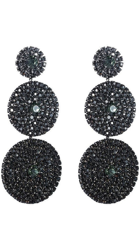 ELINA LAYERED ROUND DIAMOND EARRINGS