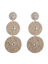 Elina Layered Round Diamond Earrings