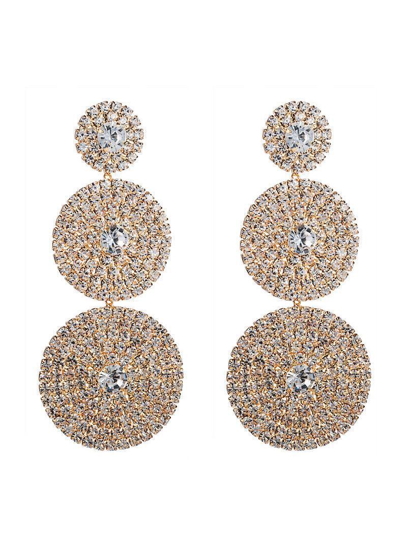 Elina Layered Round Diamond Earrings