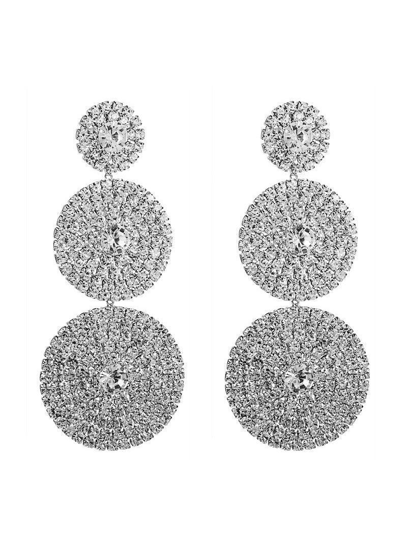 ELINA LAYERED ROUND DIAMOND EARRINGS