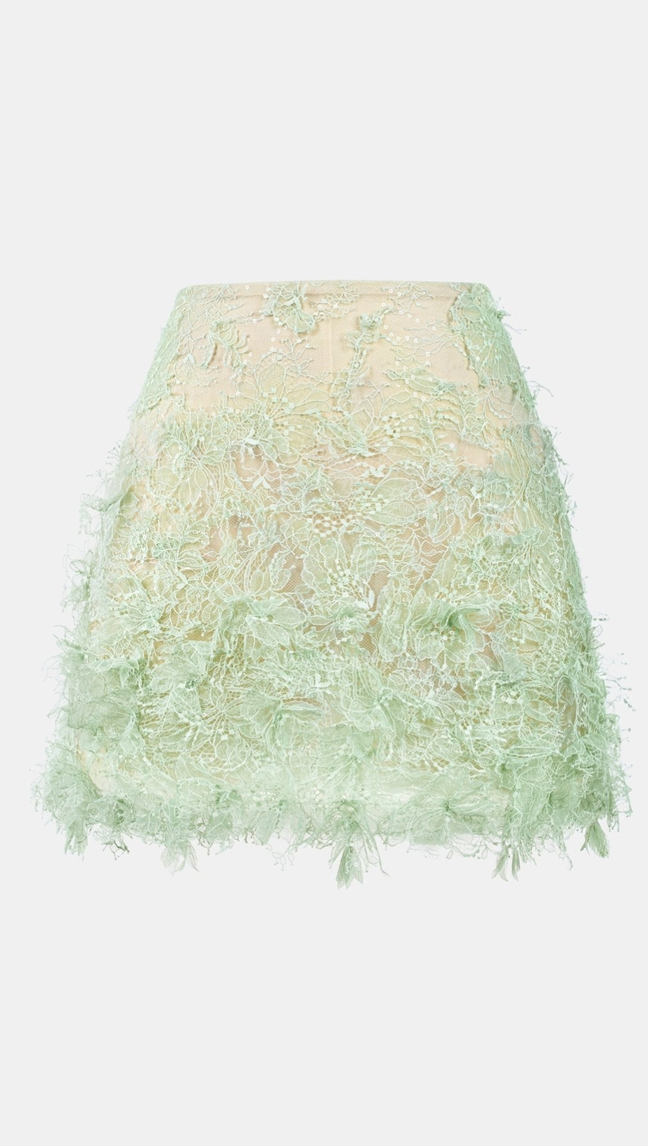Elsea Lace Top & Mini Skirt Set - Green