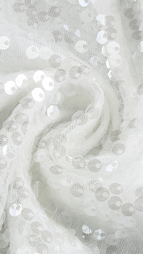 SEQUIN CUT OUT FLOWER MAXI DRESS