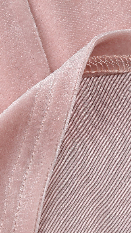 ABITO MIDI IN RASO DI POLIESTERE E SPANDEX