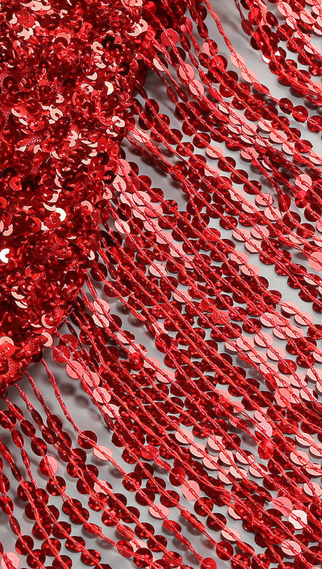 KORSETT-MINIKLEID MIT KRISTALLVERZIERUNG UND SCHLEIFE 