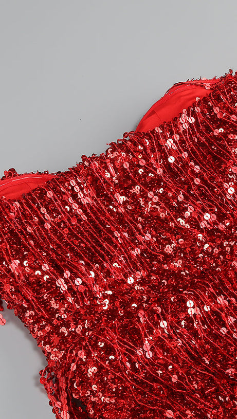 KORSETT-MINIKLEID MIT KRISTALLVERZIERUNG UND SCHLEIFE 