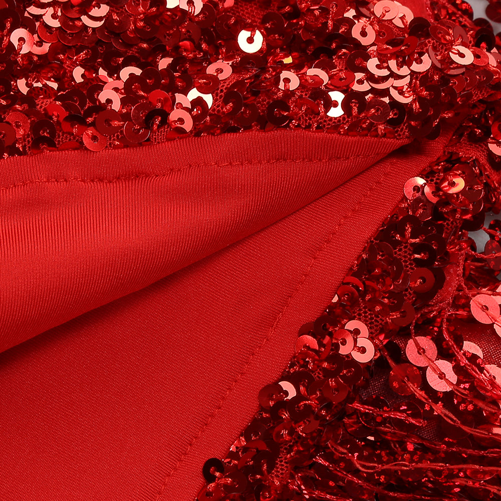 AIIZIE CRYSTAL-EMBELLISHED BOW CORSET MINI DRESS - product image