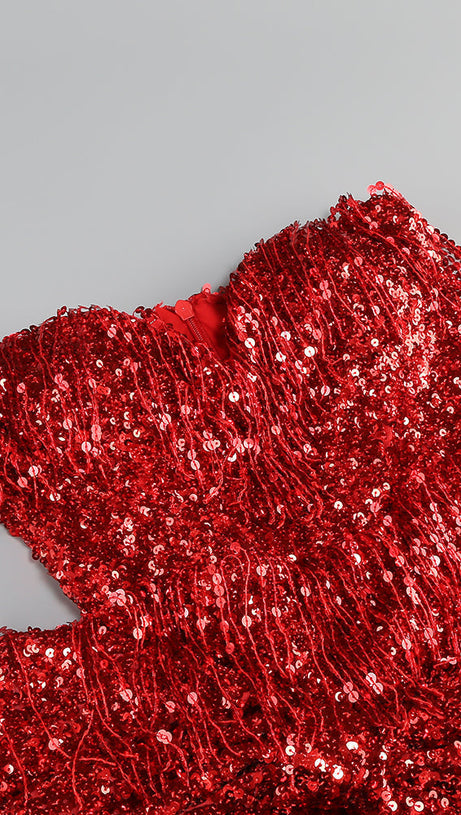 KORSETT-MINIKLEID MIT KRISTALLVERZIERUNG UND SCHLEIFE 