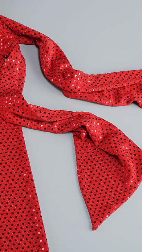 CRYSTAL-EMBELLISHED CUT-OUT MIDI DRESS