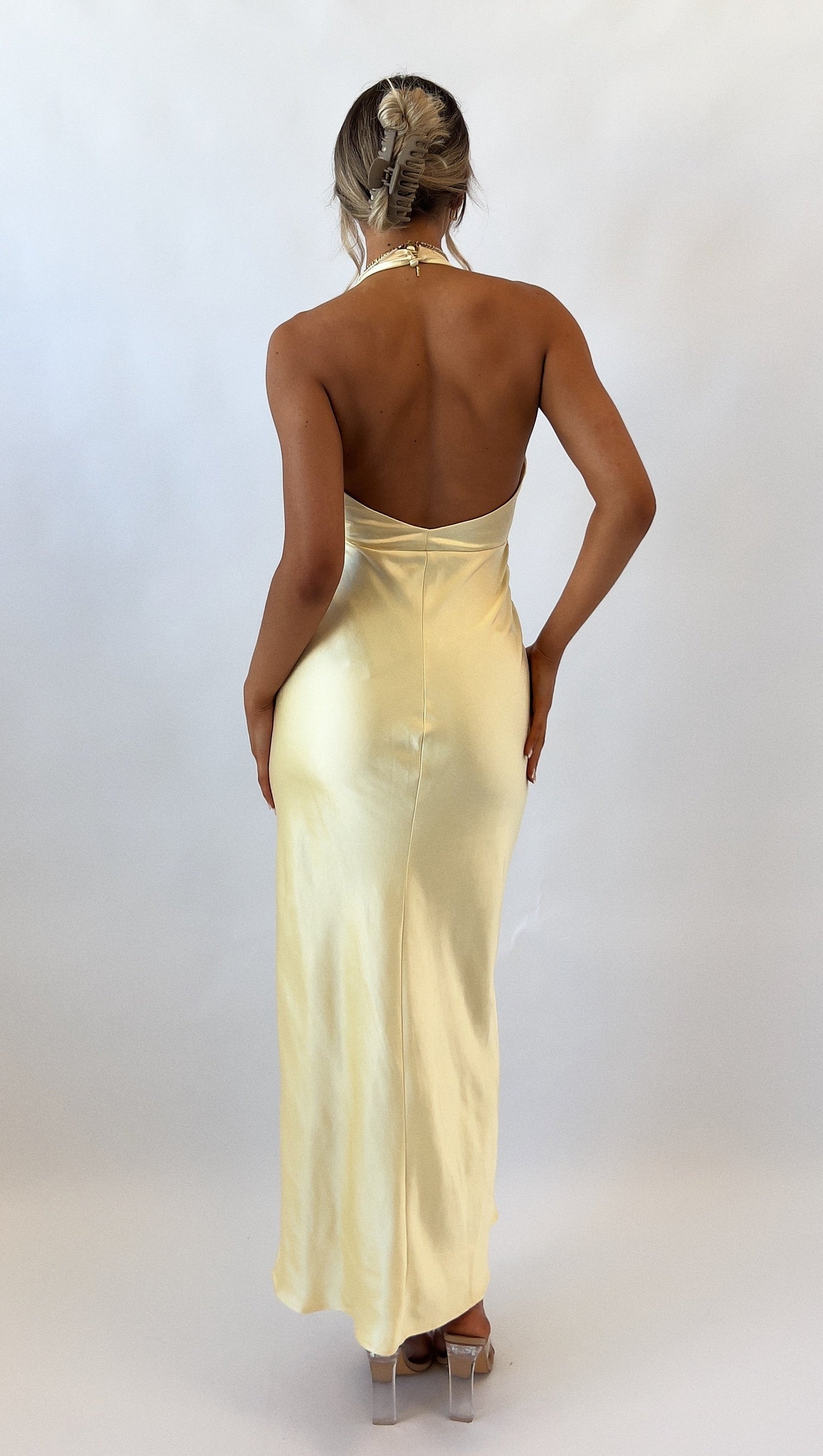 ABITO LUNGO JESSALYN - GIALLO