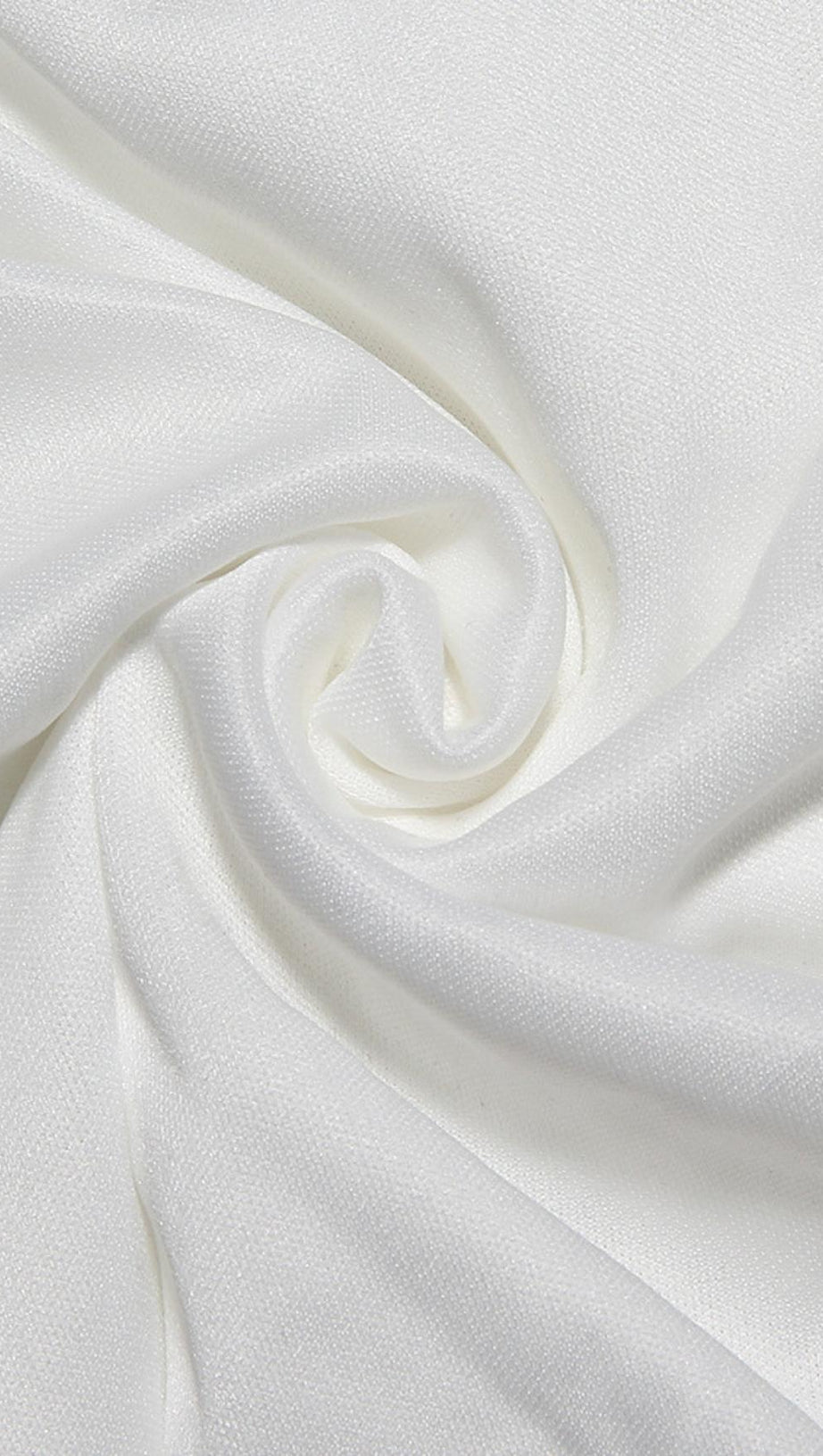 FISHBONE MIDI DRESS IN WHITE