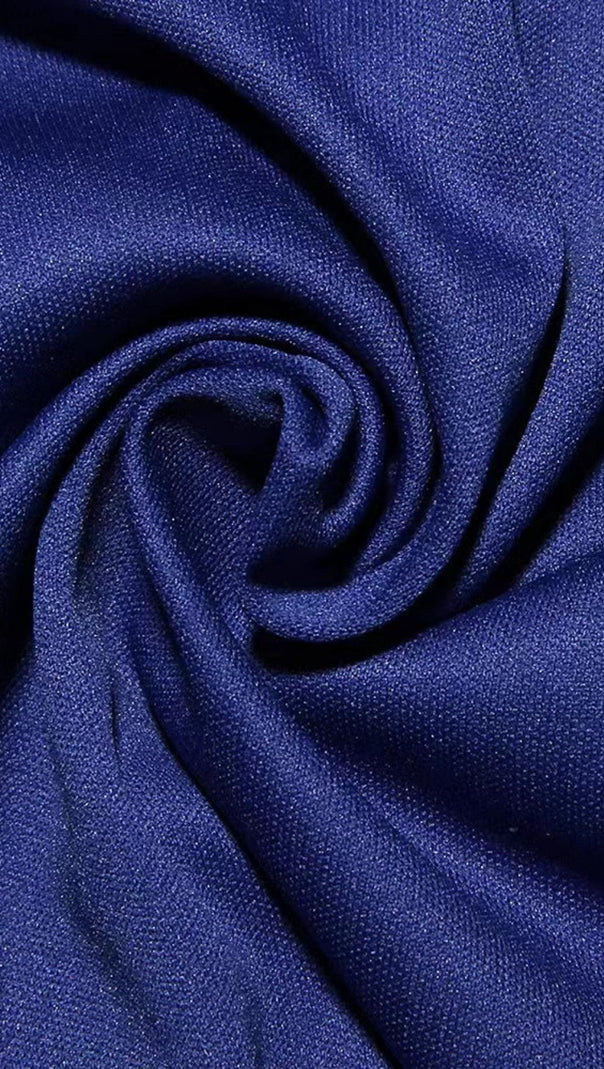 AIIZIE FISHBONE MINI DRESS IN BLUE - product image