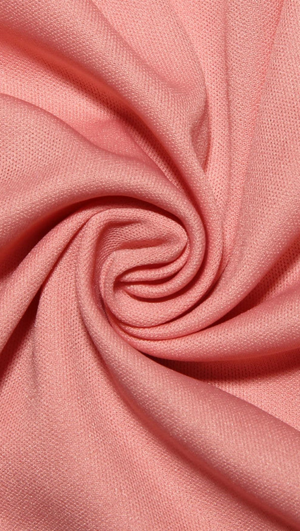 AIIZIE FISHBONE MINI DRESS IN PINK - product image